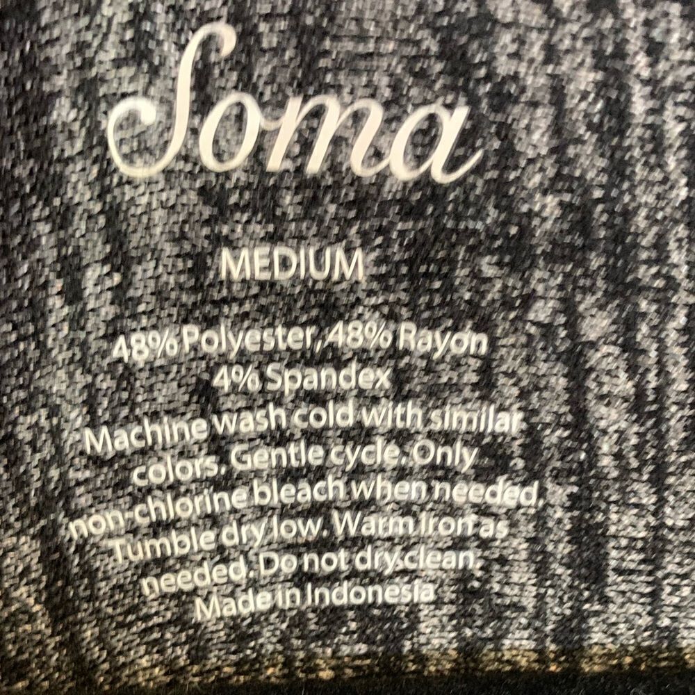 Soma Black and White Cardigan size M - Picture 3 of 7